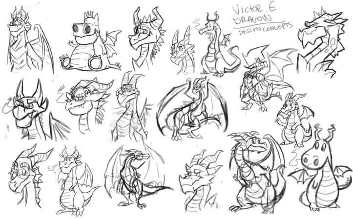"Victor.E.Dragon" Character Concepts